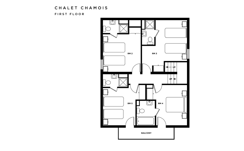 Chalet Chamois Les Arcs Floor Plan 2